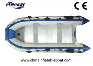 Funsor Inflatable Fishing Boat with Folding Aluminum Floor (D Series 2.0m-4.8m)