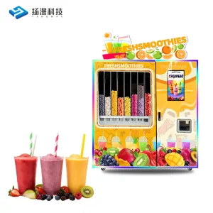 Cloud-Based Smart Management Smoothie Vending Machine  Remote Monitoring  Data Analysis & Inventory Management