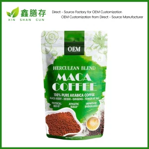 Herbal Maca Coffee Powder Supplement for Men's Nourishing and Boosting Vitality, Energy, and Physical Fitness