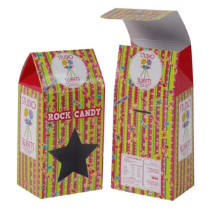 Recycled Paperboard Private Label Tea Packaging Box Snack Nuts Cookie Candy Chocolate Paper Box for Food