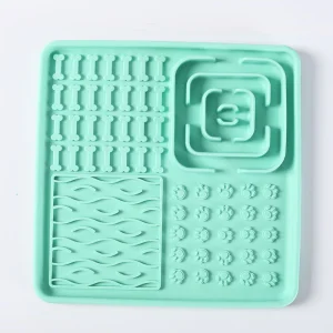 Durable Anti Gulping Dog Bowl Slow Feeder With Sucker Non Toxic Bpa Free for Small Medium Large Breed Puppy Maze Puzzle