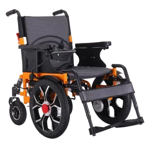 High Quality Steel Manual Foldable for Disabled Folding Power Outdoor Electric Wheelchair with CE