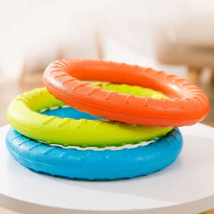 EVA Floating Dog Ring Toy Durable Chew Resistant Fetch