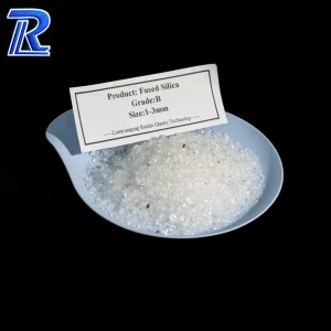 High Purity 99.95% Fine White Fused Silica Sand Quartz Silica Powder 3um Ultra-Clear Silica Sand 10mm 20mm Transparent Silica Sand Bulk Fused with Good Price