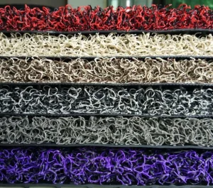 PVC Double Colors Coil Boat Swimming Outdoor Entrance Flooring Mat