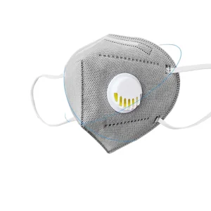 KN95 Mascarilla con válvula 5 Equipos de protección personal desechables de múltiples capas contra el polvo