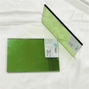 6mm Super Self-Cleaning and Water Resitance Green Reflective Glass (R-Dg)