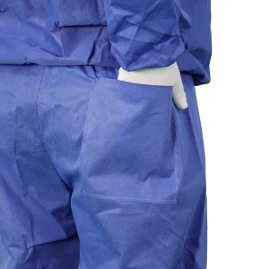 Mono protector antiestático azul 60GSM EPI para la industria, ropa contra el polvo de amianto