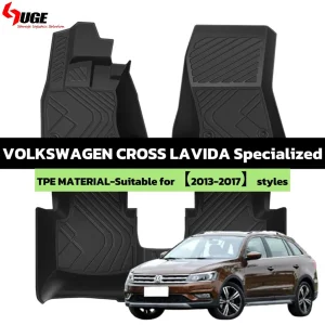 Alfombrillas de coche TPE de ajuste universal para Volkswagen Lavida Cross