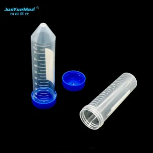 Junyuemed 50ml Blue Cap Orange Cap Centrifuge Tube