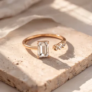 Lab Grown Diamond 1 Carat Vvs1 D Color Certified Round Cut Solitaire Engagement Ring