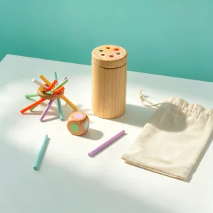 Safe Wooden Balance Stick Educational Toy