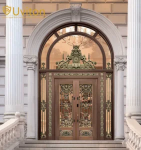 Luxury Modern Copper Security Door Bulletproof Villas