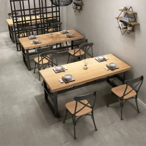 Sustainable Dining Furniture Set for Eco-Friendly Hotel Restaurants