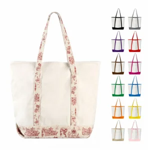 Bolsa de lona de algodón personalizada
