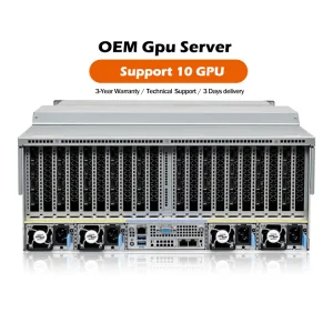 Deep Learning Intel Xeon AI Server 10 GPU Rack