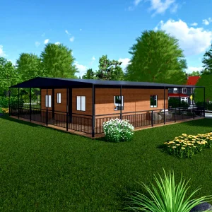 High Quality Prefab 20Ft 30Ft 40Ft Expandable Container Home 2 4 5 Bedroom Prefabricated Villa Portable House Casa Portable