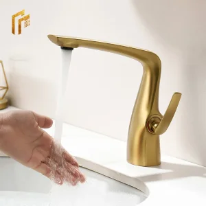 Brushed Gold Faucet