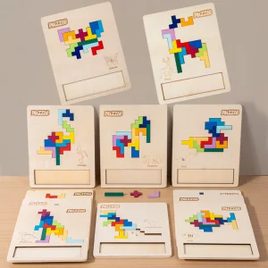 Children Brain Teaser Tangram Early Intelligence Toy