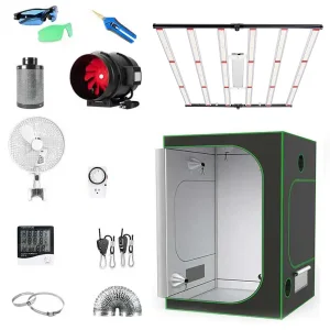 Hydroponics System LED Grow Light Kit