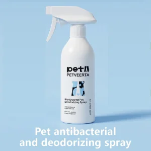 Spray Eliminador de Odor Natural para Animais de Estimação para Cães e Gatos Fórmula Antibacteriana