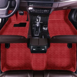 Accesorios de Coche Todo Clima 3D Juego Completo de Cuero Decoración de Coches Protector de Carga de Respaldo de Asiento Trasero Alfombrilla de Suelo para BMW X4 G02 2019-2025
