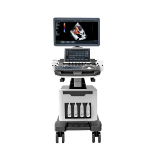 Ltub58 Precio de fábrica versión alta sistema de ultrasonido médico móvil de alta gama con carro