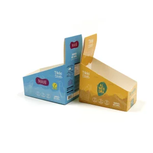 Factory Custom Printed Retail Cardbox Paper Card Board Packaging Tear Away Foods Pdq Display Box