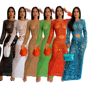 Nuevo vestido de playa de mujer