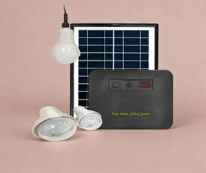 Efficient Solar Home Lighting System Solar Energy Kit 3LED Bulbs