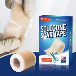 Medical Grade Scar Silicone Tape Gel Sheets Effective Burn Surgery Strips Removal for Acne Keloid Scars and Acne Scars