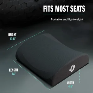 Amazon/Ebey/ Lumbar Support for Office Chair Car Seat Memory Foam Back Cushion