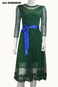 Calça casual de Verão Meia Luva roupas da moda para longo vestido de mulher