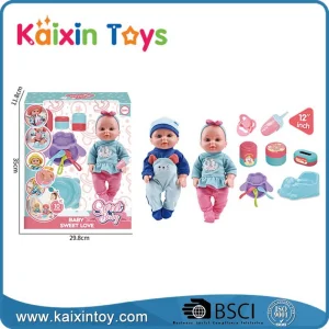 Boneca de Bebê Renascida, 12-Inch Boneca de Bebê Interativa com 10 Sons IC Brinquedos de Faz de Conta para Prescolar Presente