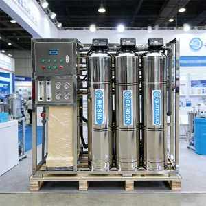 500lph Stainless Steel Water Purification System for Shop RO Water for Dialysis Desalination Machine