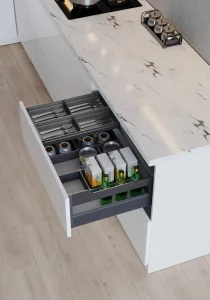 Kitchen Storage System Wooden Finishing Line Tool Organizer