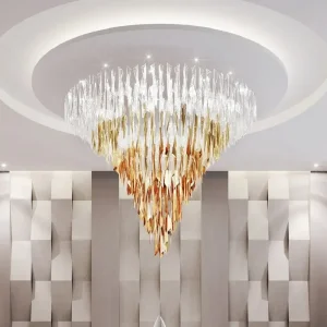 Art Blown Glass Chandelier
