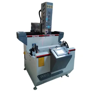 900mm Double Head CNC Drilling and Milling Machine Is Suitable for Aluminum Profile PVC UPVC Processing Three Side Turnover