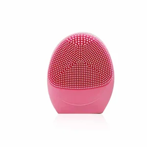 Wholesale Portable Soft Silicone Deep Cleansing Electric Rechargeable Waterproof Face Wash Facial Cleanser Cleansing Brush