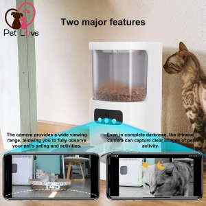 Smart Dual-Bowl Pet Feeder 1080P