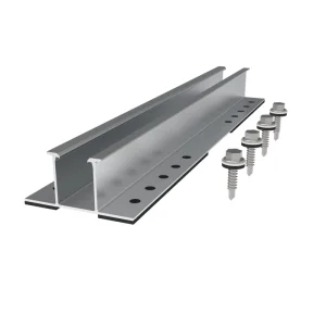 Durable OEM&ODM Solar Panel System Bracket Aluminum Rail for Roof Mounting