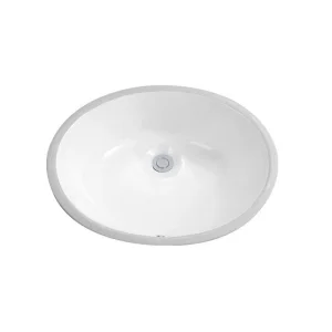 19.5X16"China Supplier Sanitaryware Undercounter Sink Bathroom Oval Shape Ceramic Basin Wash Basin Undermount Sink