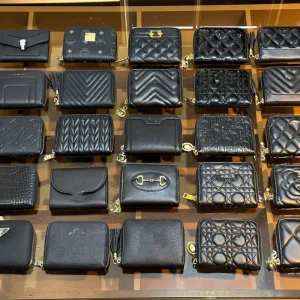 Diseñadora de marca de lujo bolso de señora al por mayor de cuero moda billetera mini bolsa