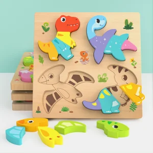 Custom Dinosaur 3D Building Blocks Jigsaw
