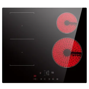 The Latest Style 60cm Kitchen Built-in Four-Burner Hybrid Stove Induction Cooker and Electric Ceramic Stove