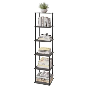 Steel Wood Wall Bookshelf