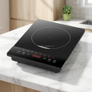 Household Built-in Electric Cooktop 2000W Single Burner Touch Control Induction Cooker Approved with CE Certificate