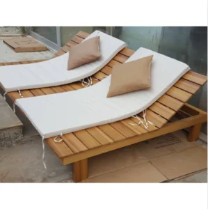 Modern Double Foldable Chaise Longue