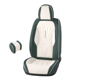 Luxury Leather Car Seat Covers Full Set Universal Custom Design