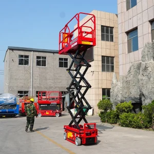 Heavy Duty Mobile Lifting Platform for Elevated Work and Material Handling